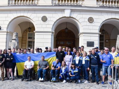 У Львові зустріли національну збірну України після повернення з Warrior Games