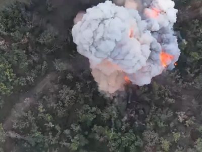 Українські десантники знищили бронемашину росгвардії «Патруль» разом з екіпажем  