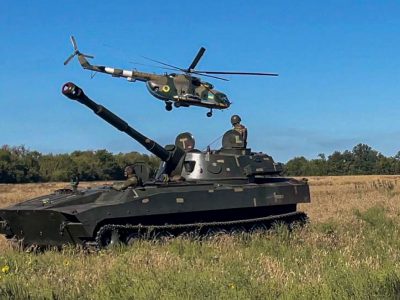 Воїни Лицарської бригади знищили танк, бронетранспортер та бойову машину десанту окупантів  