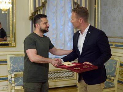 Цінуємо політичну, фінансову, збройну підтримку України з боку Данії  – Президент  