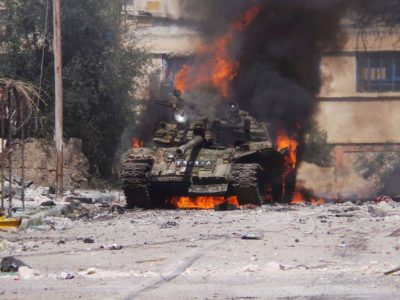 На Донеччині наші воїни вполювали танк-привид загарбників  