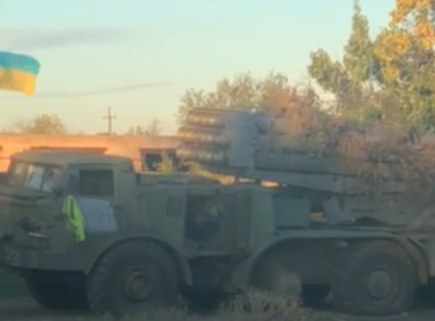 На Херсонщині спецпризначенці «звільнили» від росіян РСЗВ «Ураган»  