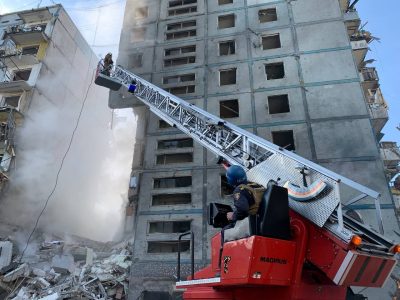 Черговий обстріл Запоріжжя – не просто війна, а злочин проти людяності – Президент Естонії  