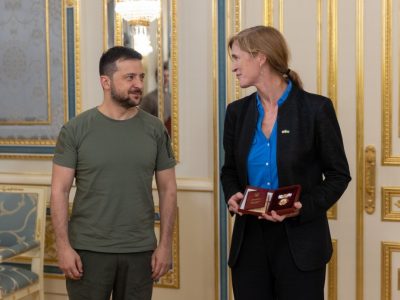 Глава держави вручив Саманті Пауер орден княгині Ольги I ступеня  