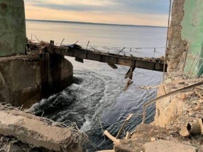 росіяни підірвали дамбу на Донеччині, підтоплено населений пункт