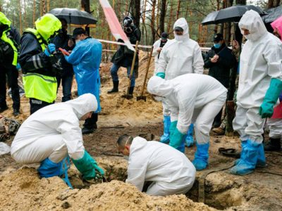 Денис Монастирський: Правоохоронці ексгумували понад 600 тіл загиблих на Харківщині  