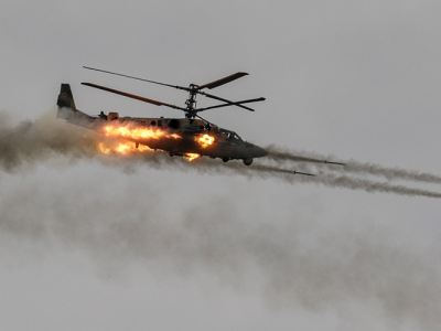 На Херсонщині збито ворожий ударний  гелікоптер Ка-52  