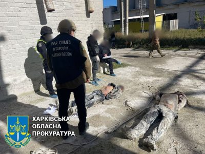 На Харківщині виявлено тіла двох закатованих росіянами чоловіків