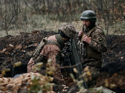 Десантники показали, як біля Бахмута знищили російську ДРГ  