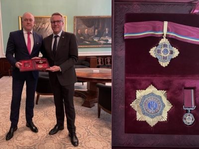 Олексій Резніков привітав свого данського колегу з отриманням ордена «За заслуги» I ступеня  