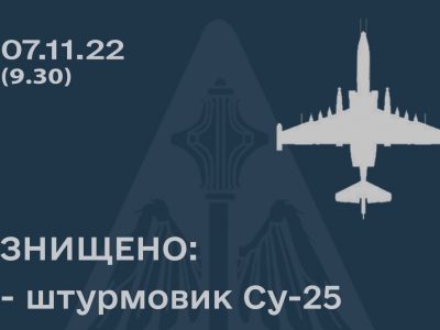 Небо Херсонщини звільнили від російського Су-25  