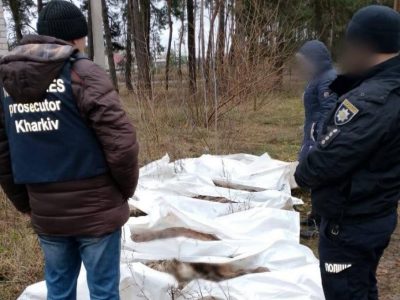 На Харківщині ексгумували тіла п’ятьох жителів, серед них — немовля: загинули від авіаудару рф  