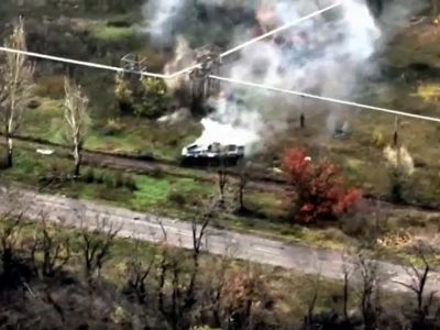 На Донеччині миколаївські десантники знищили танк та БМП окупантів  