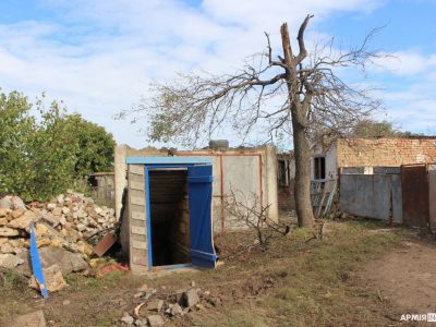 Природа за Україну, або Дерев’яний Тризуб на місці влучання ворожого снаряда  