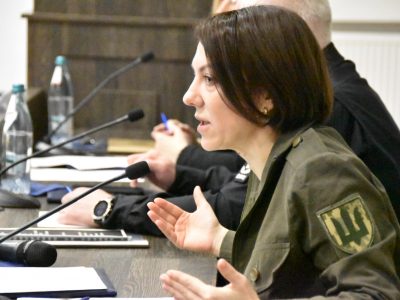 Ганна Маляр провела лекцію курсантам Дніпропетровського держуніверситету внутрішніх справ України  