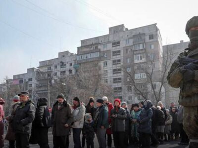 росіяни вивезли на фільтрацію мешканців передмістя Бахмута  