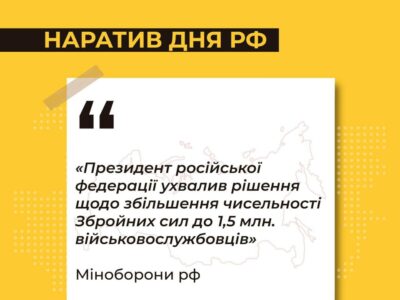 Основний наратив, що сьогодні просувають російські ЗМІ