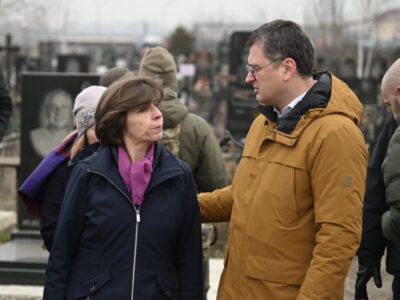 Голова МЗС Франції в Одесі зустрілася з Дмитром Кулебою  