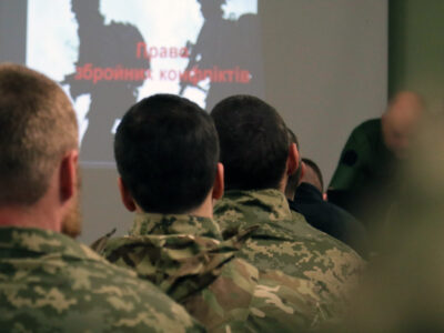 Військовослужбовці ЗСУ у Великій Британії поглибили знання з міжнародного гуманітарного права  