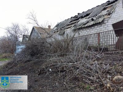 Двоє загиблих через артобстріл військовими рф села на Запоріжжі — розпочато провадження