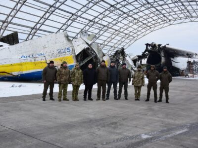 Прикордонна делегація з Латвії відвідала аеропорт «Гостомель», Ірпінь та ділянку Чернігівського загону  
