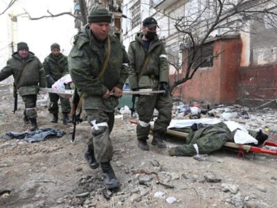 6 автомобілів швидкої із пораненими рашистами прибули в Донецьк