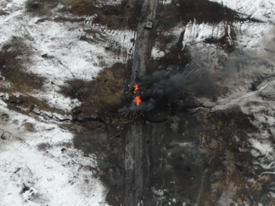 На Донеччині військові з БПЛА знищили гранатометну позицію окупантів  