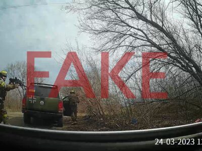Відео, де невідомий в українській формі нібито стріляє по цивільному авто, є фейком рф — ГУР  