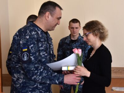 Очільник національного флоту привітав захисниць з Міжнародним днем боротьби за права жінок  