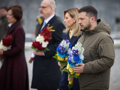 У Львові Президенти України й Латвії вшанували пам’ять загиблих захисників  