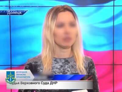Повідомлено про підозру «судді», яка заборонила «все українське» в окупації