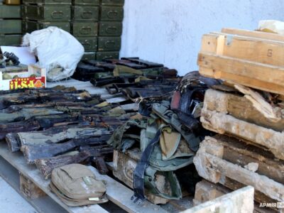 Захисники Херсона повернули свою зброю, яку сховали в період тимчасової окупації  