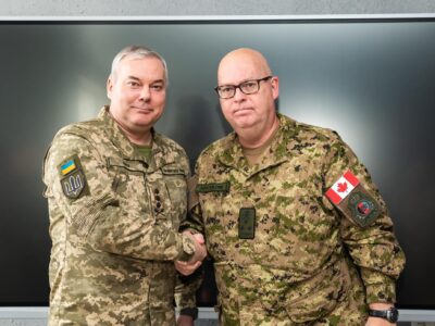 Командувачі Об’єднаних Сил ЗС України і Канади обговорили відновлення спільної тренувальної місії  