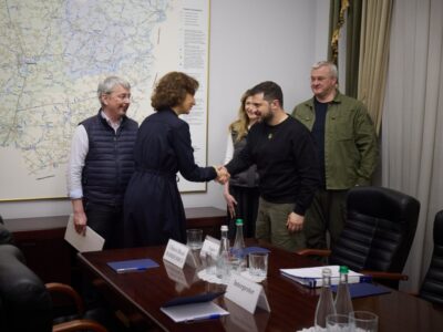 На Чернігівщині Президент України провів зустріч із генеральним директором ЮНЕСКО  