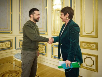 Глава держави подякував президенту ЄБРР за підтримку України під час широкомасштабної війни  