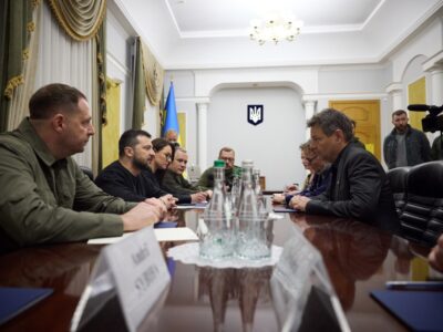 На Чернігівщині Президент України провів переговори з віцеканцлером, міністром економіки та захисту клімату Німеччини  