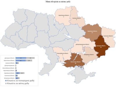 росія за добу обстріляла 117 населених пунктів України, є загиблі та поранені  