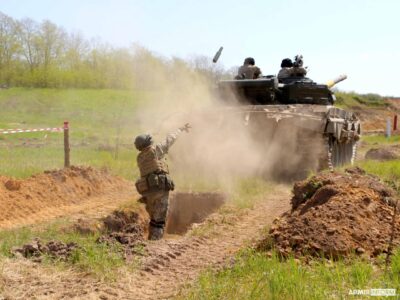 На Чернігівщині тероборонці тренуються знищувати ворожі сили  