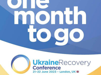 Кабінет Міністрів України анонсував Конференцію з питань відновлення України (URC 2023), котра пройде наступного місяця у Лондоні  
