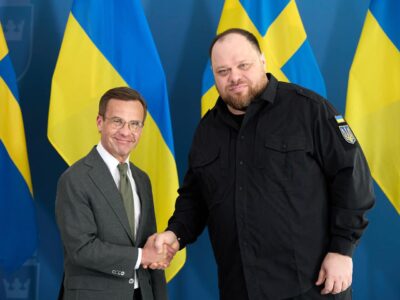 Руслан Стефанчук подякував уряду Швеції за допомогу для України  