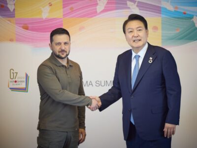 Президент України висловив подяку Республіці Корея за гуманітарну й нелетальну допомогу нашій державі  