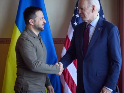 Володимир Зеленський подякував Джо Байдену за лідерство, за зброю, за рішення про тренування пілотів  