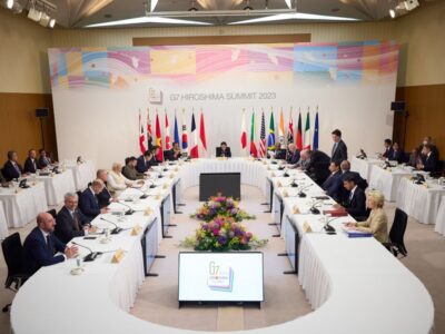 Виступ Володимира Зеленського на робочій сесії саміту «Назустріч мирному, стабільному та процвітаючому світу» за участю країн G7, України та партнерів  