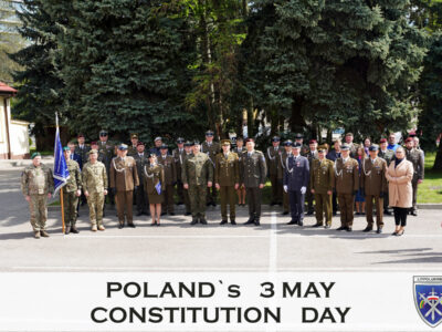 ЛитПолУкрбриг провела урочисту церемонію до Дня прапора та Дня Конституції Польщі  
