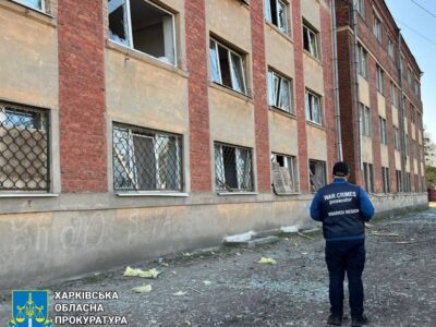 Прокуратура фіксує наслідки нічного обстрілу Харкова рашистами  