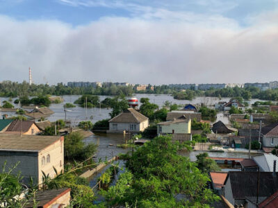 На Херсонщині середній рівень підтоплення знизився до позначки у 80 см  