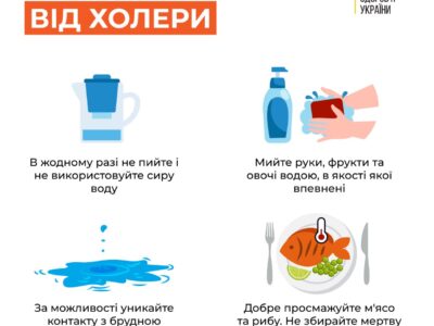 Як херсонцям уберегтися від холери — роз’яснення  