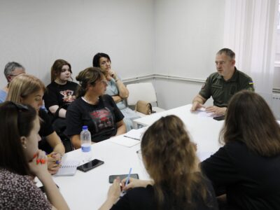 У Координаційному штабі відбулася зустріч з родинами бійців 55-ї ОАБр  