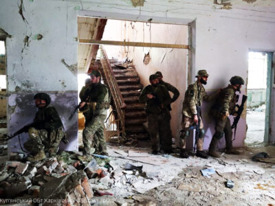 Харківські тероборонці тренуються воювати в населеному пункті  