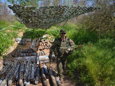 Сапери НГУ долучилися до пошуку вибухонебезпечних предметів на територіях, з яких відійшла вода  